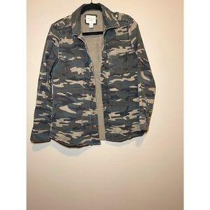 Forever 21 Camouflage Jean Jacket- Size M